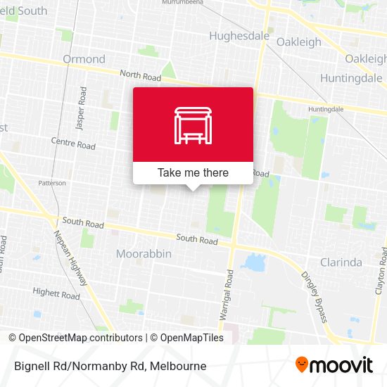 Bignell Rd/Normanby Rd map