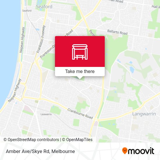 Amber Ave/Skye Rd map