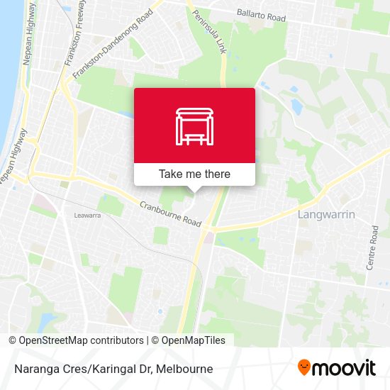 Naranga Cres/Karingal Dr map