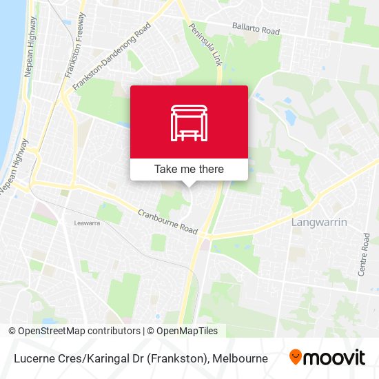 Lucerne Cres / Karingal Dr (Frankston) map