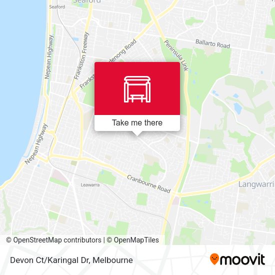 Devon Ct/Karingal Dr map
