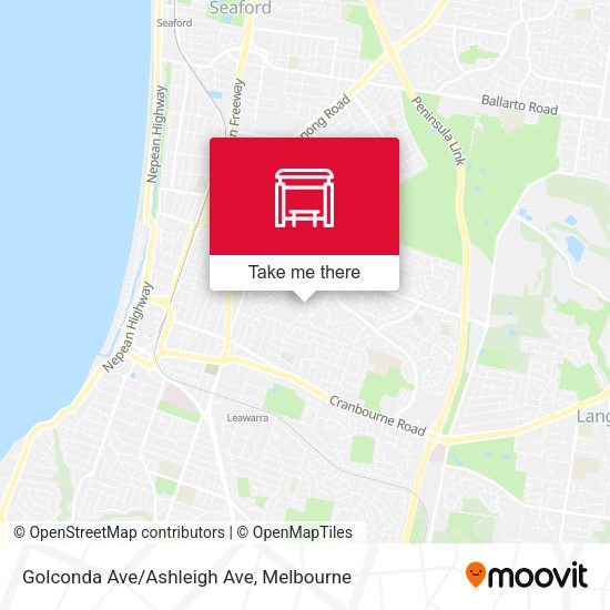 Golconda Ave/Ashleigh Ave map