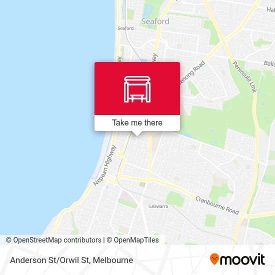 Mapa Anderson St/Orwil St