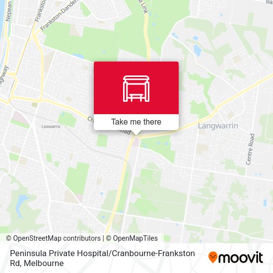 Peninsula Private Hospital / Cranbourne-Frankston Rd map