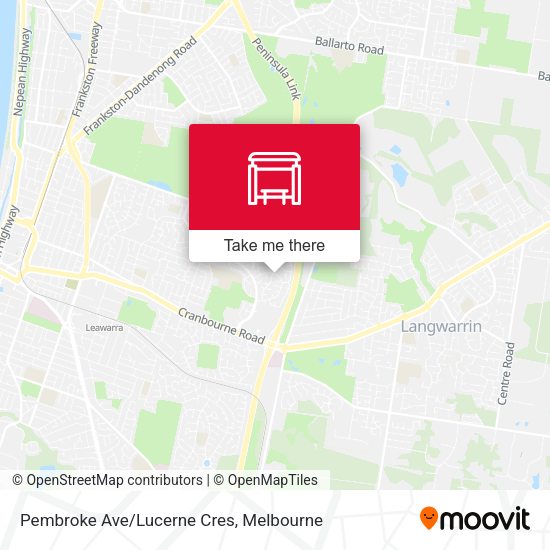 Pembroke Ave/Lucerne Cres map