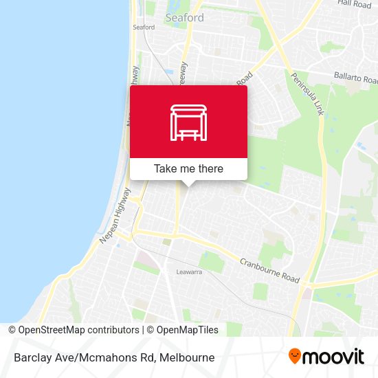 Barclay Ave/Mcmahons Rd map