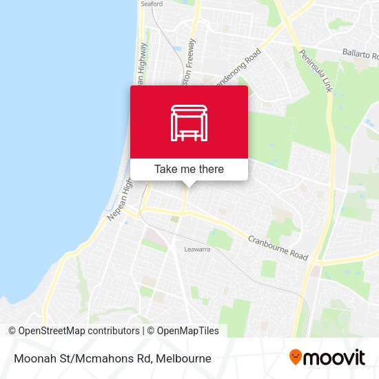Moonah St/Mcmahons Rd map