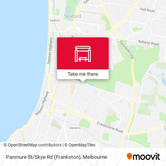 Panmure St/Skye Rd (Frankston) map