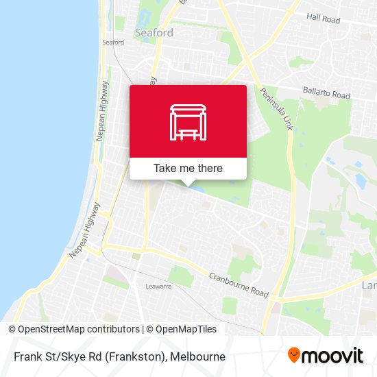 Frank St/Skye Rd (Frankston) map