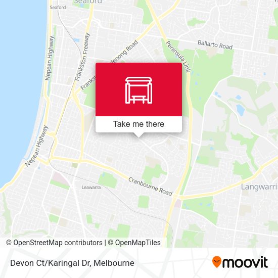 Devon Ct/Karingal Dr map