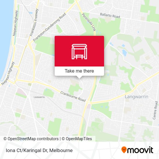 Iona Ct/Karingal Dr map