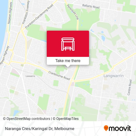 Naranga Cres/Karingal Dr map