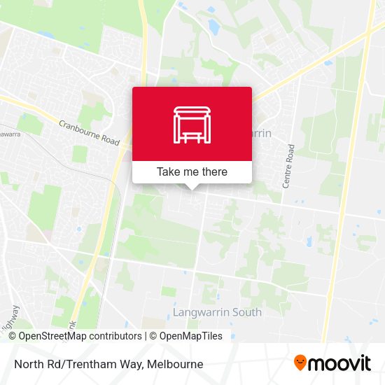 North Rd/Trentham Way map