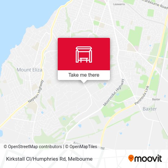 Kirkstall Cl/Humphries Rd map