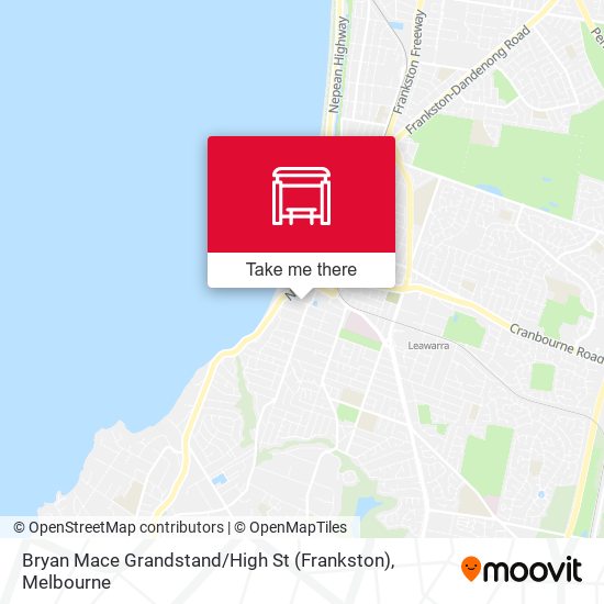 Mapa Bryan Mace Grandstand / High St (Frankston)