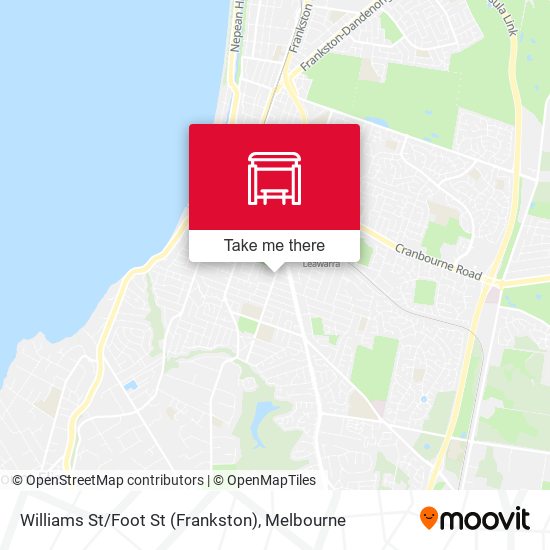 Williams St / Foot St (Frankston) map