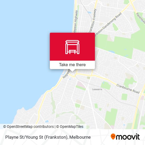 Mapa Playne St/Young St (Frankston)