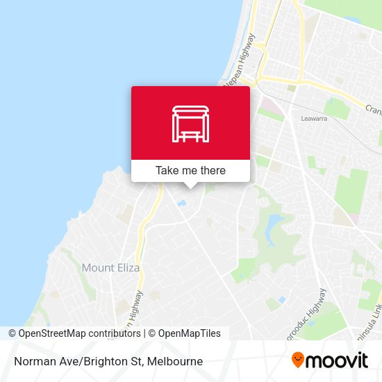 Norman Ave/Brighton St map