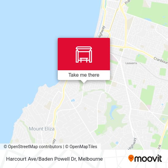 Harcourt Ave/Baden Powell Dr map