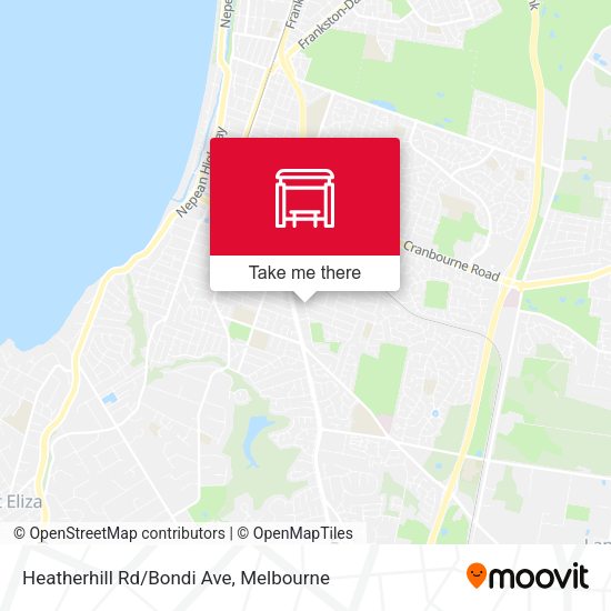Heatherhill Rd/Bondi Ave map