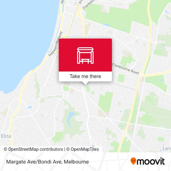 Margate Ave/Bondi Ave map