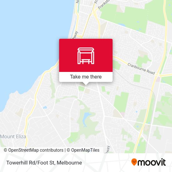 Towerhill Rd/Foot St map