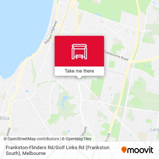 Frankston-Flinders Rd / Golf Links Rd (Frankston South) map