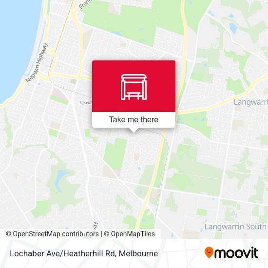 Lochaber Ave/Heatherhill Rd map