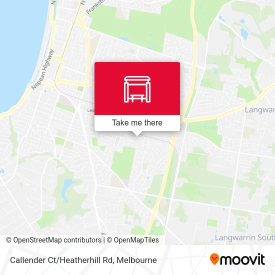 Callender Ct/Heatherhill Rd map