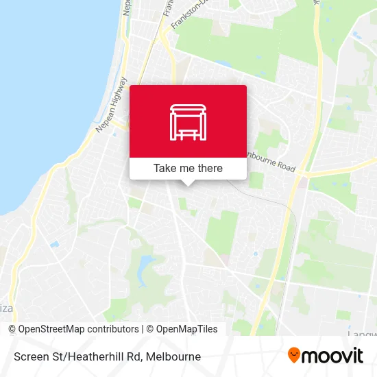 Mapa Screen St/Heatherhill Rd