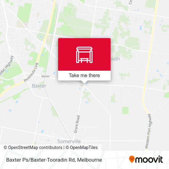 Baxter Ps/Baxter-Tooradin Rd map