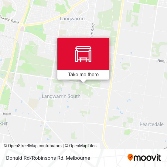 Donald Rd/Robinsons Rd map