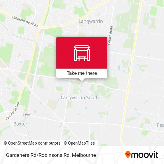 Gardeners Rd/Robinsons Rd map
