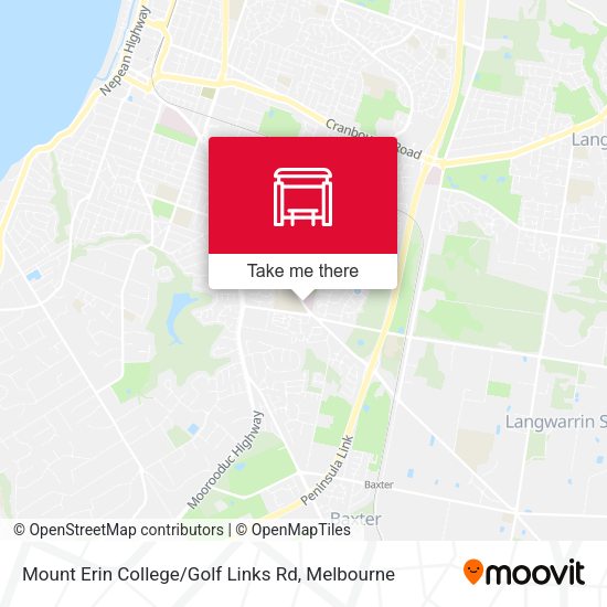 Mount Erin College / Golf Links Rd map