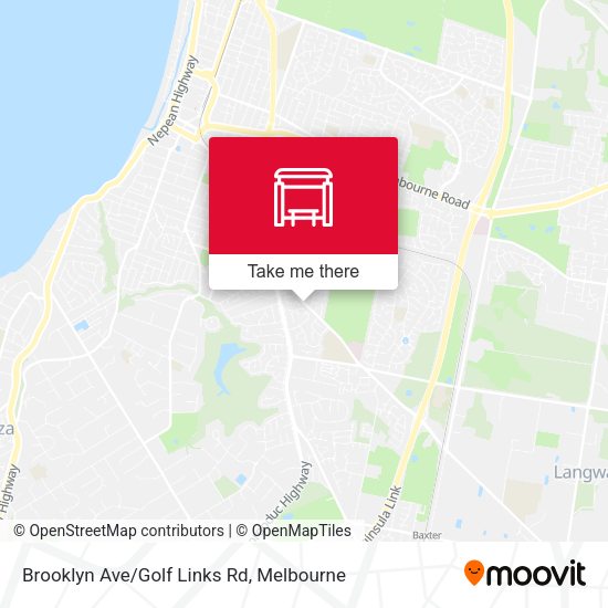 Brooklyn Ave/Golf Links Rd map