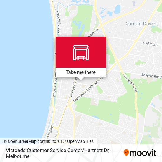 Vicroads Customer Service Center / Hartnett Dr map