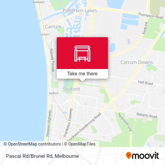 Pascal Rd/Brunel Rd map