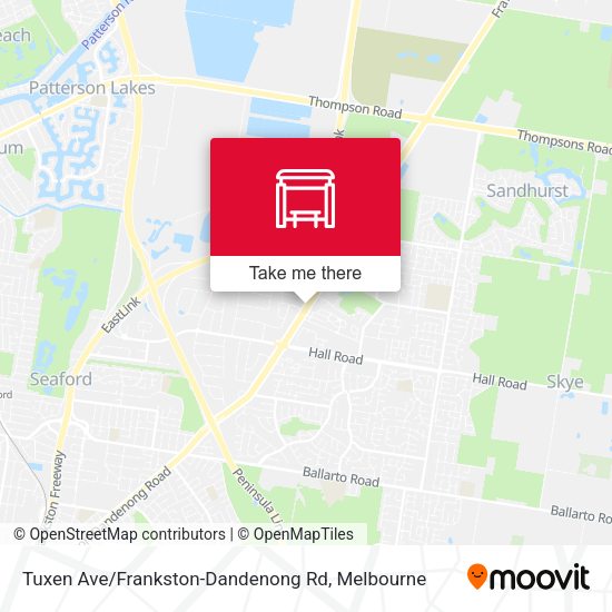 Tuxen Ave / Frankston-Dandenong Rd map