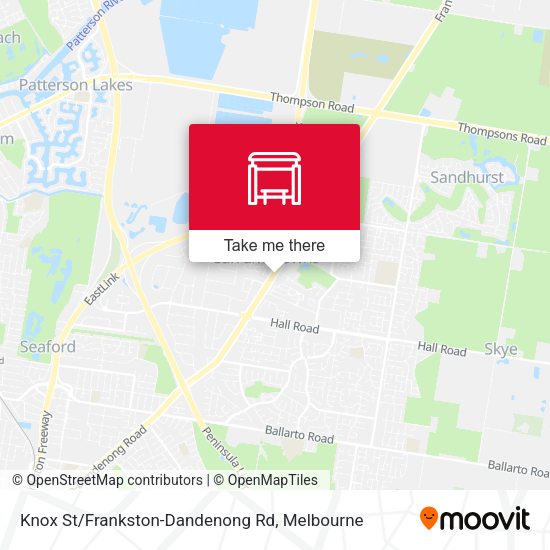 Knox St/Frankston-Dandenong Rd map