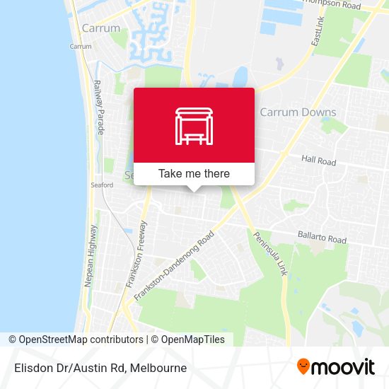 Elisdon Dr/Austin Rd map