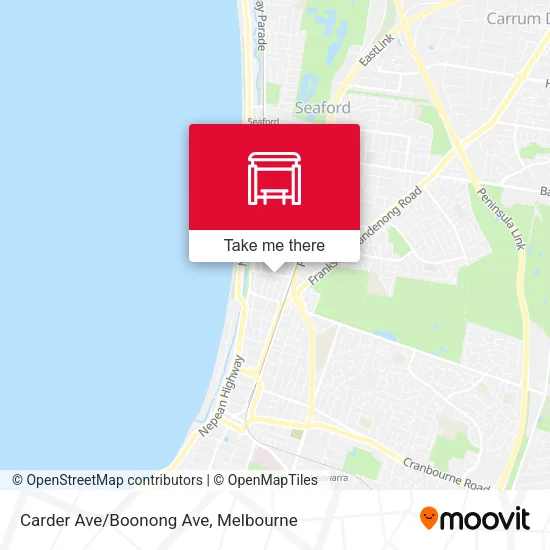 Carder Ave/Boonong Ave map