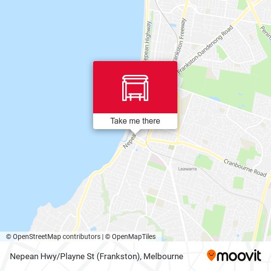 Mapa Nepean Hwy / Playne St (Frankston)