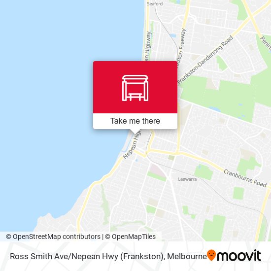 Ross Smith Ave / Nepean Hwy (Frankston) map