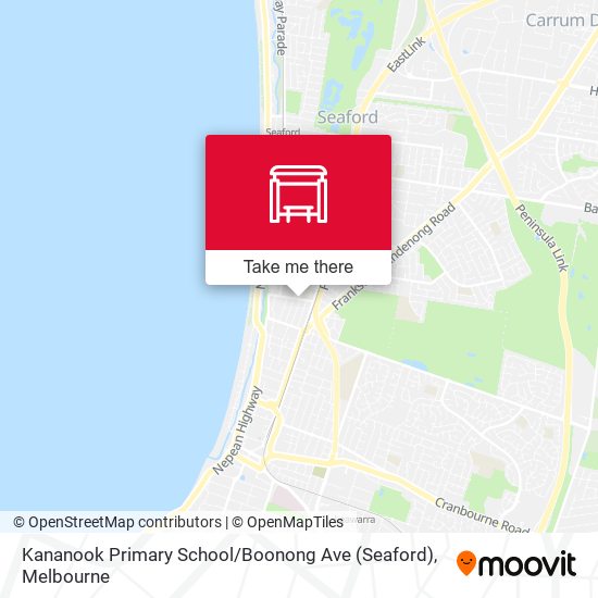 Kananook Primary School / Boonong Ave (Seaford) map