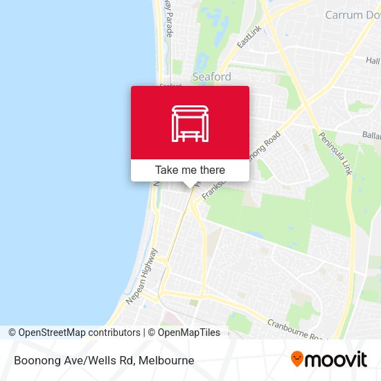 Boonong Ave/Wells Rd map