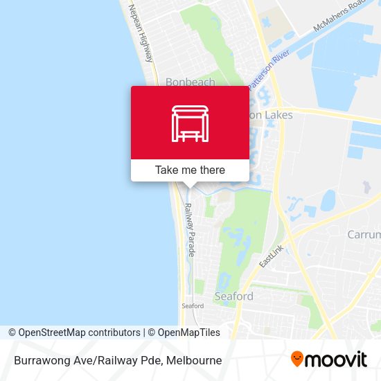 Burrawong Ave/Railway Pde map
