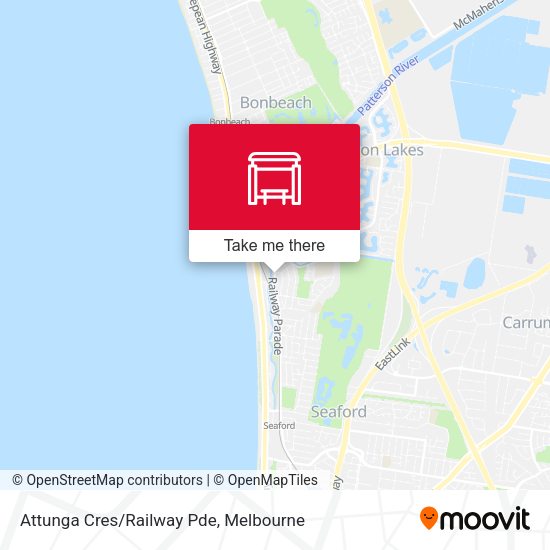 Attunga Cres/Railway Pde map