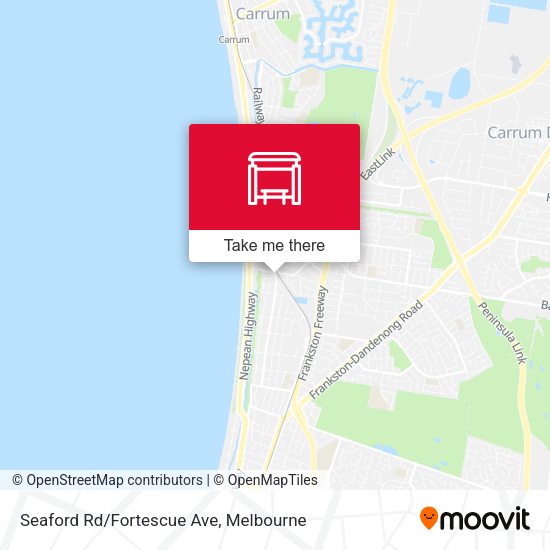 Seaford Rd/Fortescue Ave map