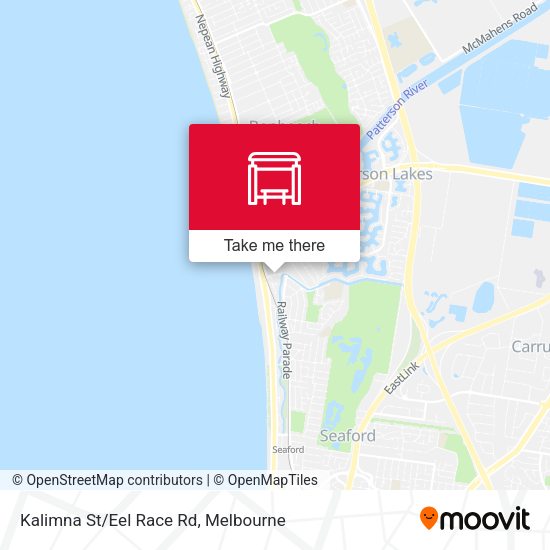 Kalimna St/Eel Race Rd map