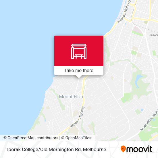 Toorak College / Old Mornington Rd map
